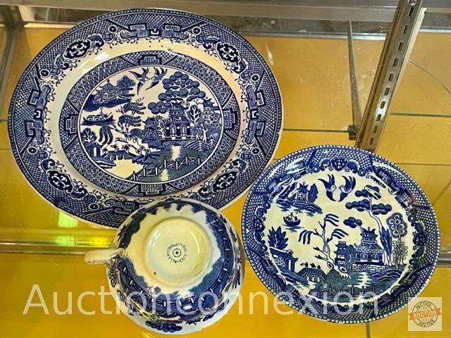 Dish ware - 8 pcs Blue/white