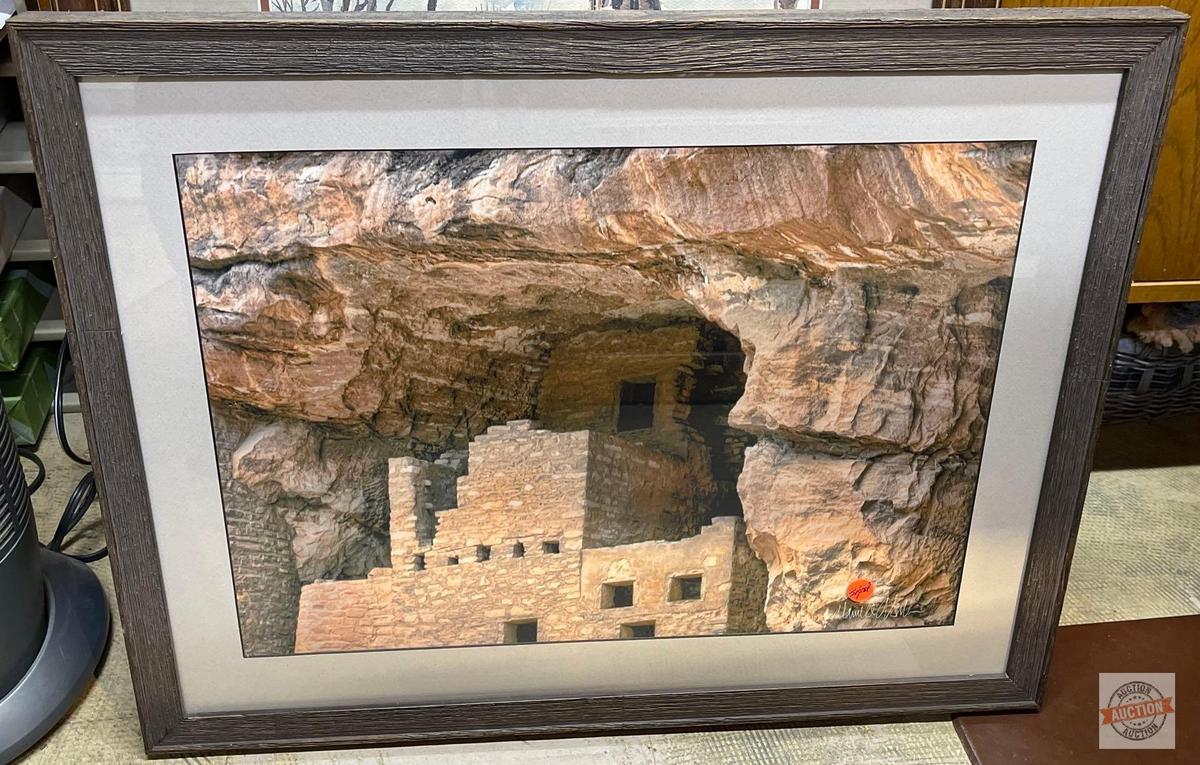 Artwork - Print, Mountain Cliff Dwelling of the American southwest