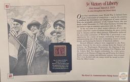 Stamps - The First Commemorative Stamp Issues, 3-cent Victory of Liberty stamp