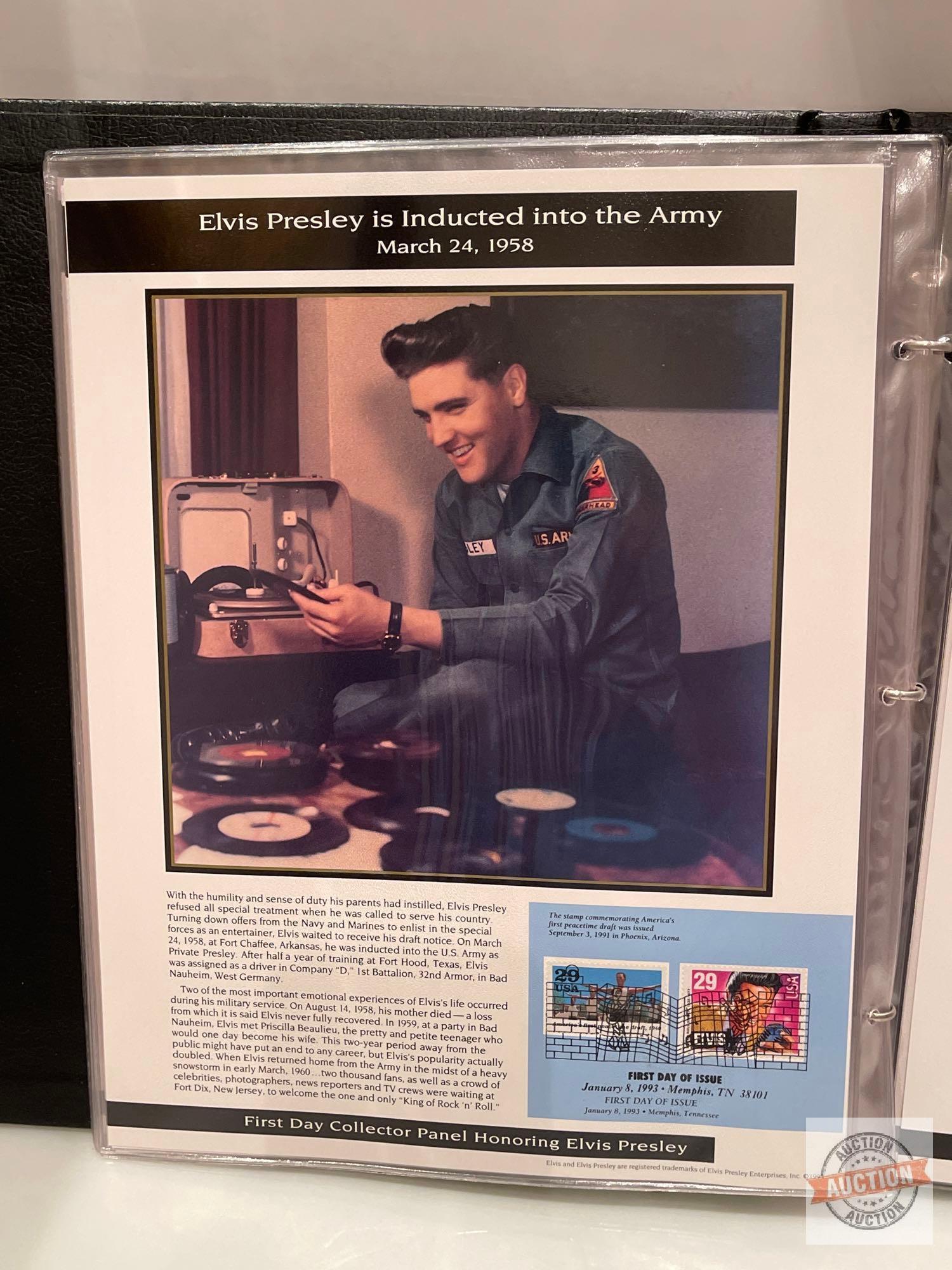 Stamps - The Life of Elvis Presley First Day Panel Collection