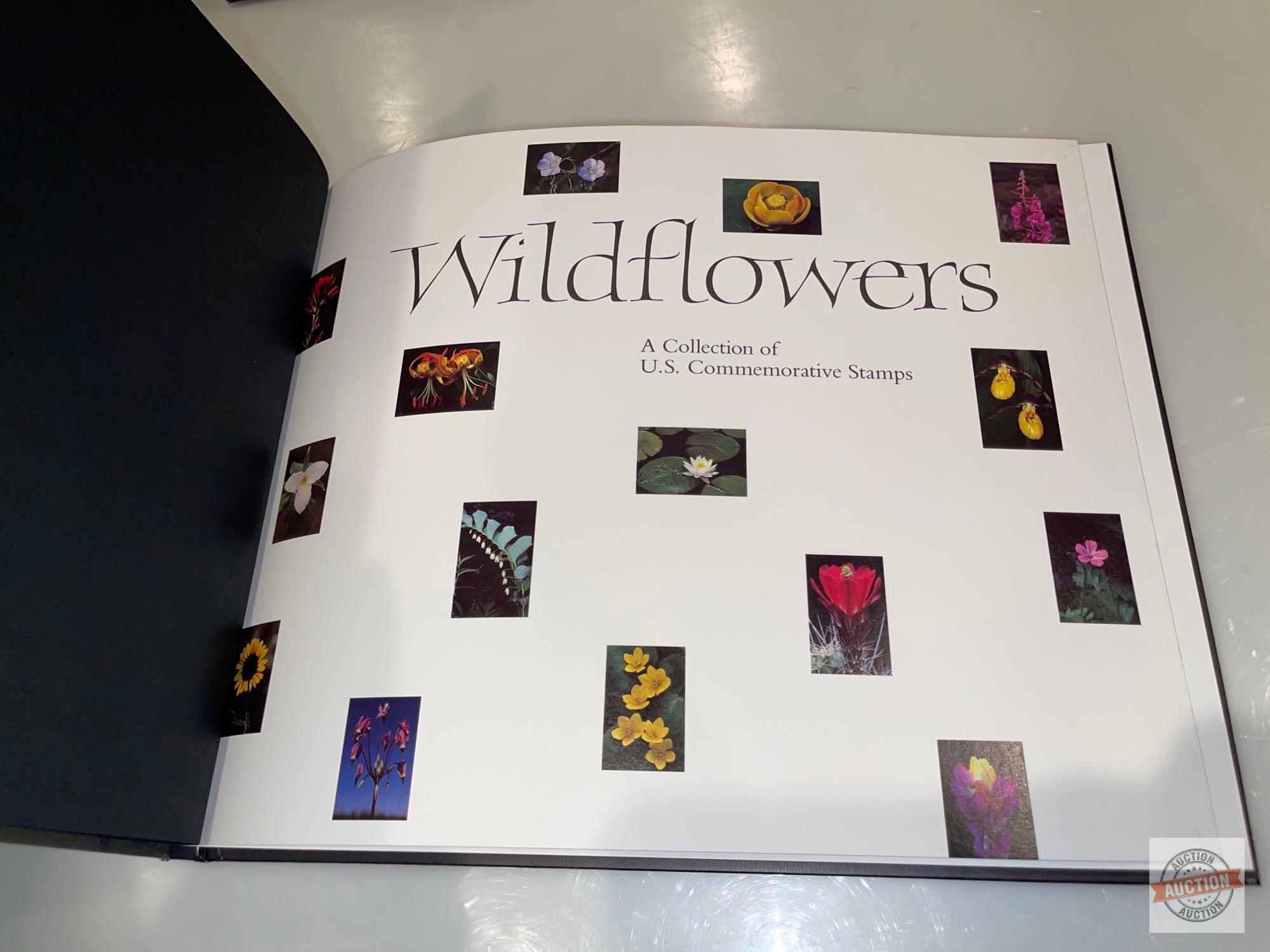 Stamps - Wildflowers, A Collection of 50 US Commemorative stamps,