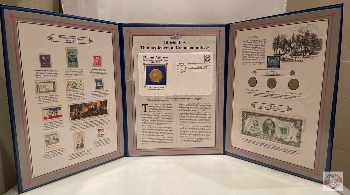 Stamps - Official US Thomas Jefferson Commemoratives