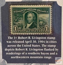 Stamps - The First Commemorative Stamp Issues, 1-cent Robert R. Livingston