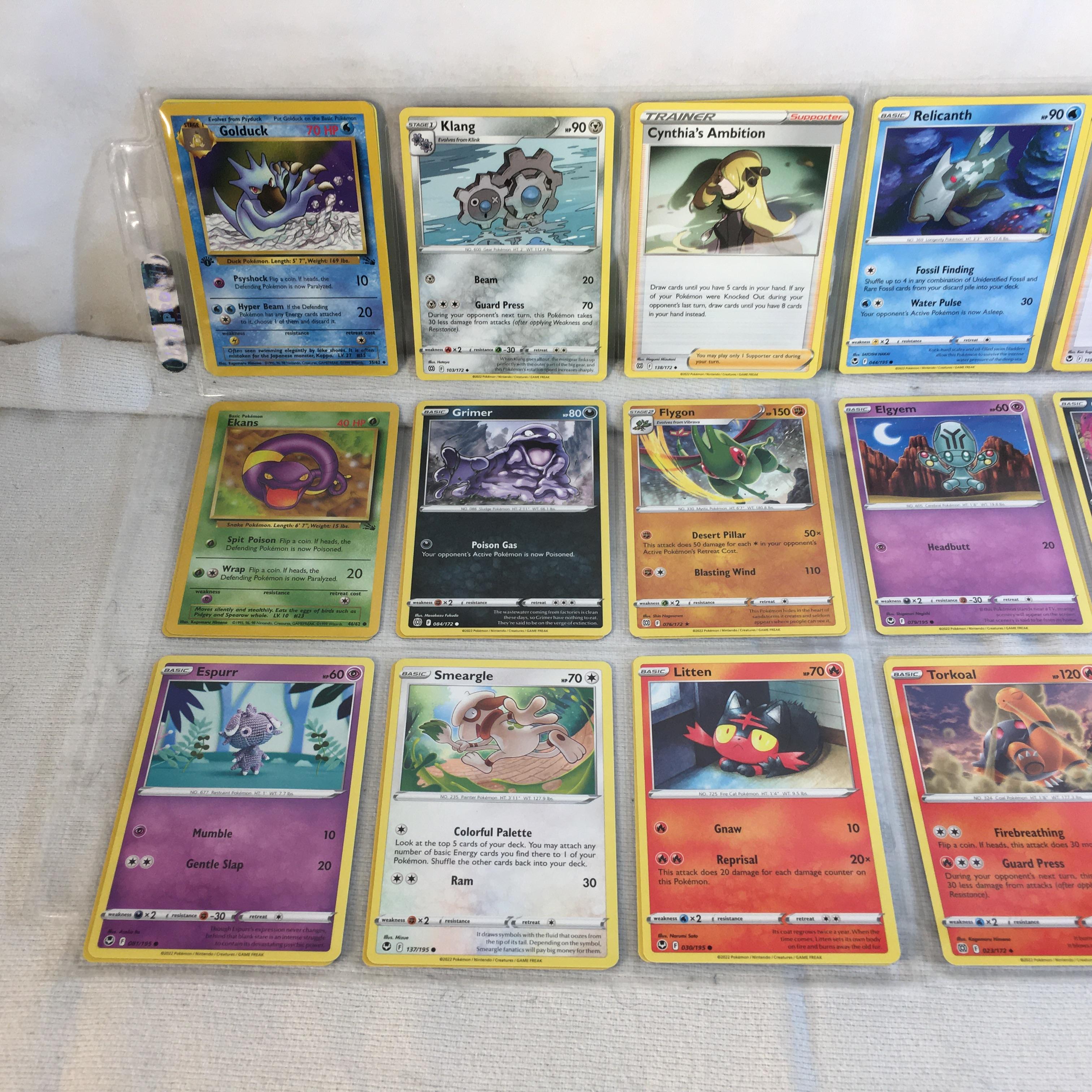 Lot of 18 Pcs Collector Pokemon TCG Pokemon Game Asssorted Cards - See Pictures