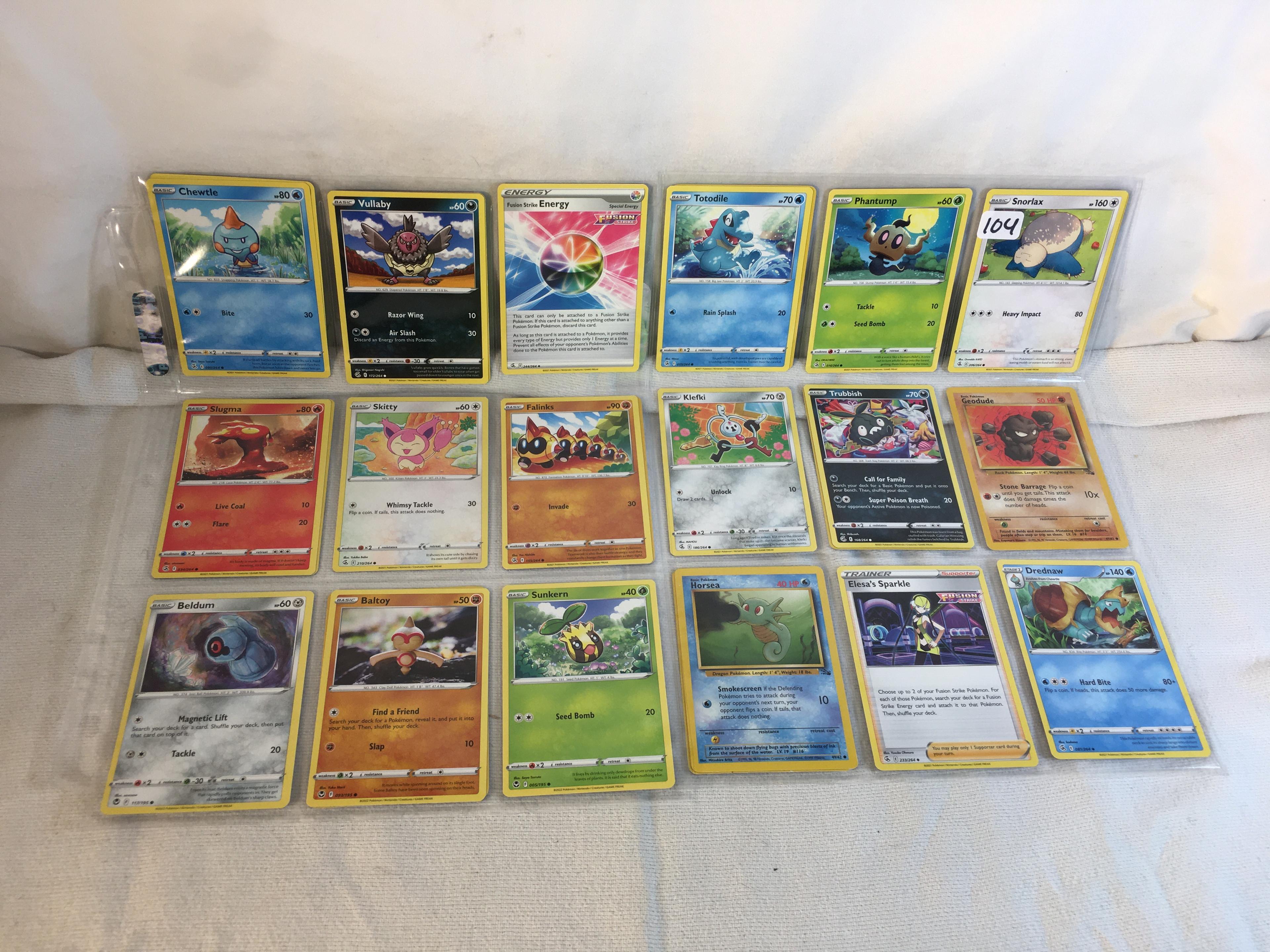 Lot of 18 Pcs Collector Pokemon TCG Pokemon Game Asssorted Cards - See Pictures