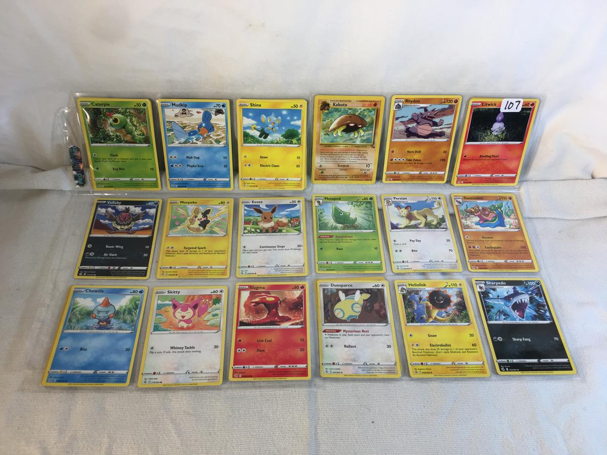 Lot of 18 Pcs Collector Pokemon TCG Pokemon Game Asssorted Cards - See Pictures