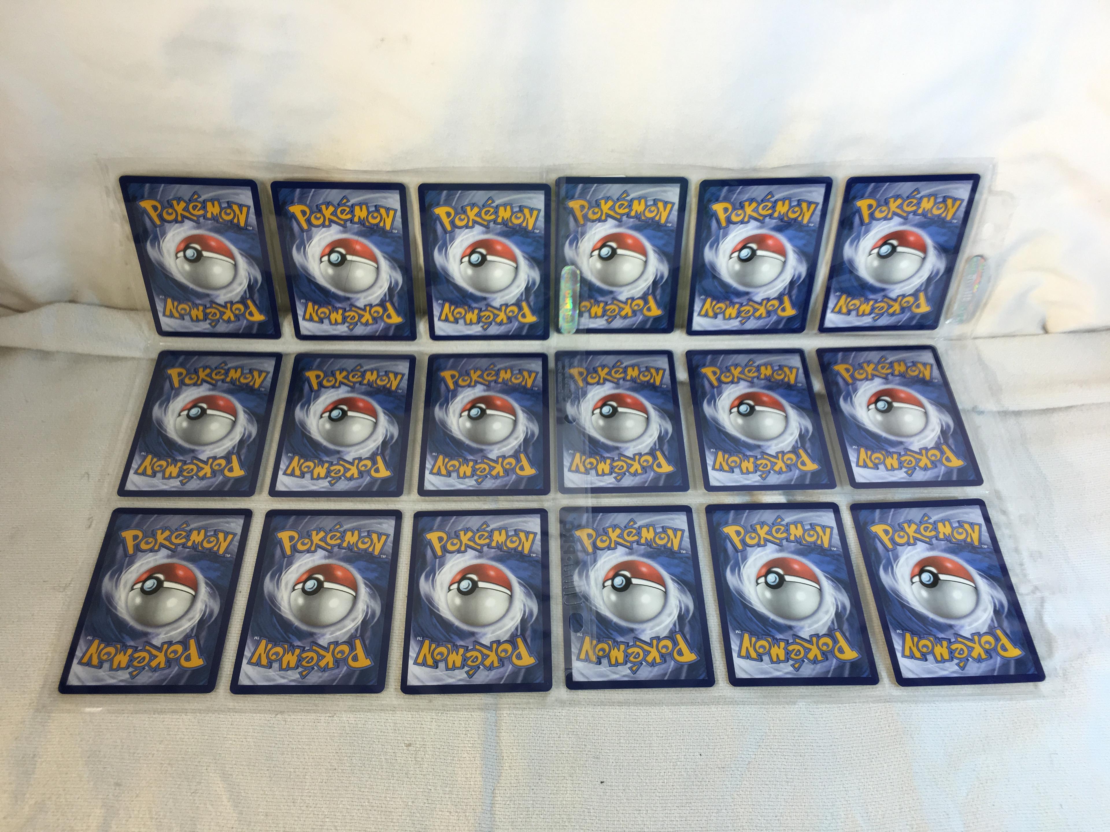 Lot of 18 Pcs Collector Pokemon TCG Pokemon Game Asssorted Cards - See Pictures