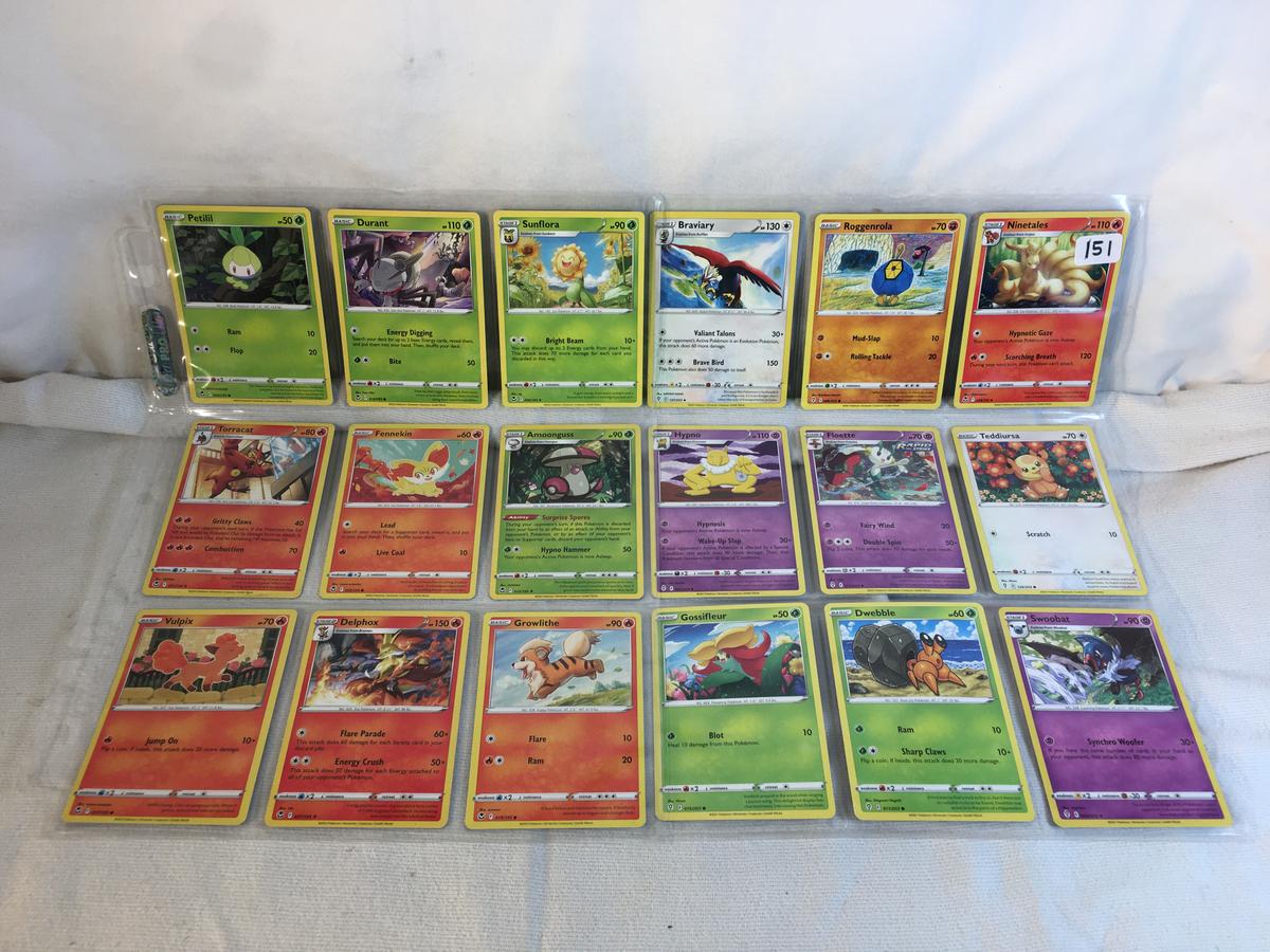 Lot of 18 Pcs Collector Pokemon TCG Pokemon Game Asssorted Cards - See Pictures