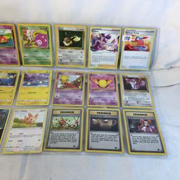 Lot of 18 Pcs Collector Pokemon TCG Pokemon Game Asssorted Cards - See Pictures