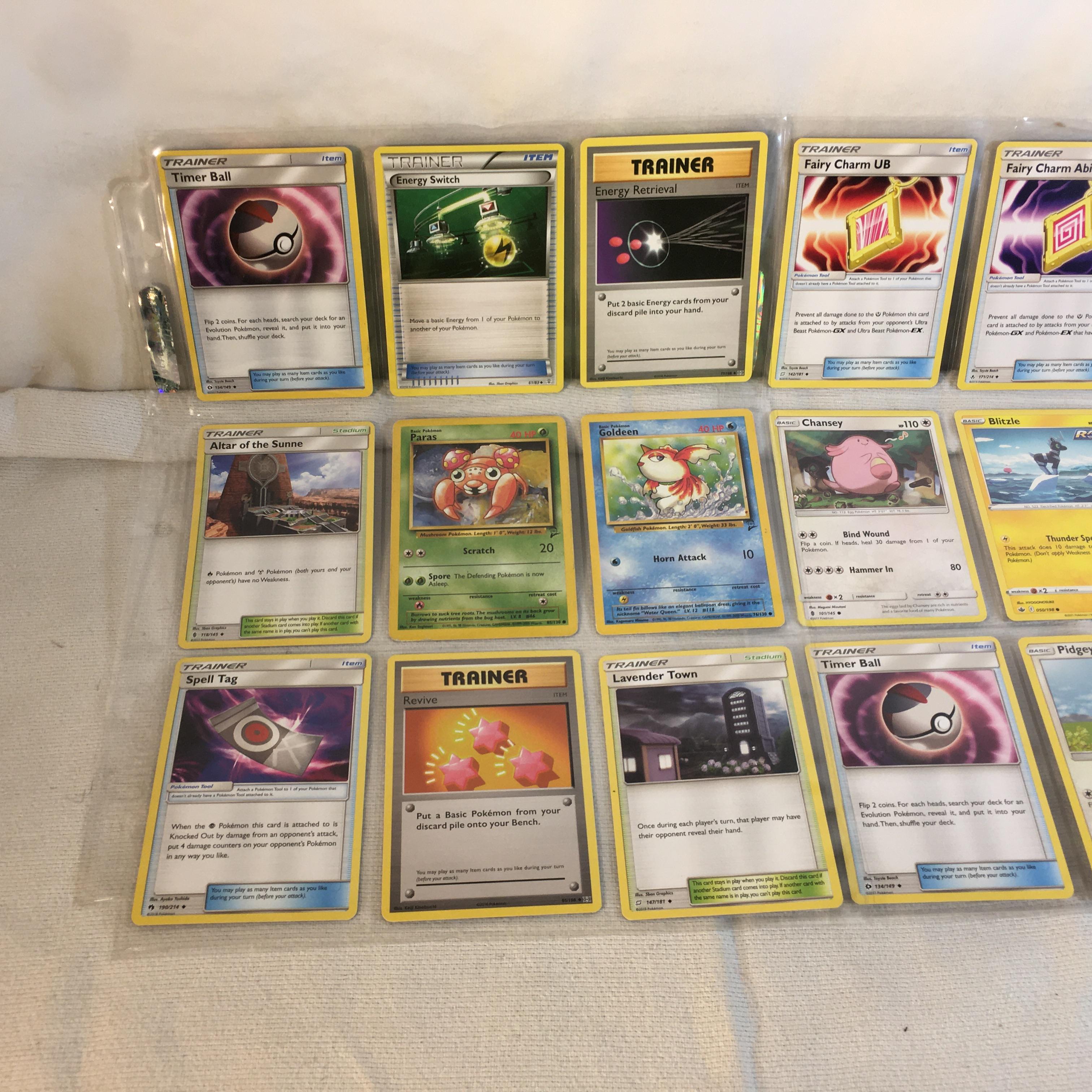 Lot of 18 Pcs Collector Pokemon TCG Pokemon Game Asssorted Cards - See Pictures