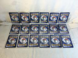 Lot of 18 Pcs Collector Pokemon TCG Pokemon Game Asssorted Cards - See Pictures