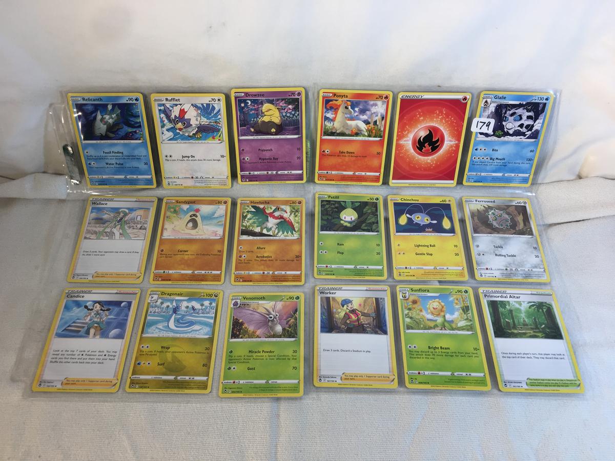 Lot of 18 Pcs Collector Pokemon TCG Pokemon Game Asssorted Cards - See Pictures