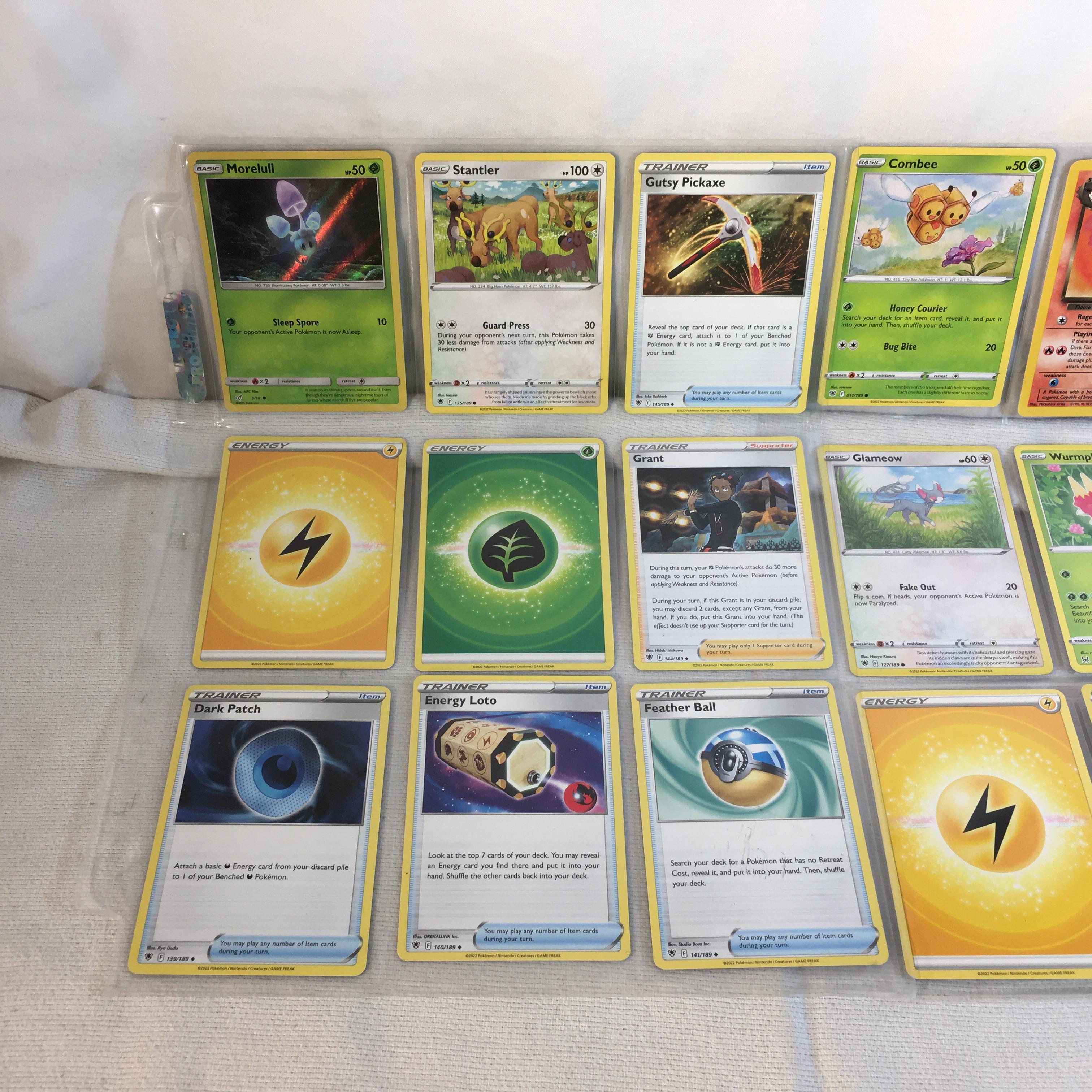 Lot of 18 Pcs Collector Pokemon TCG Pokemon Game Asssorted Cards - See Pictures