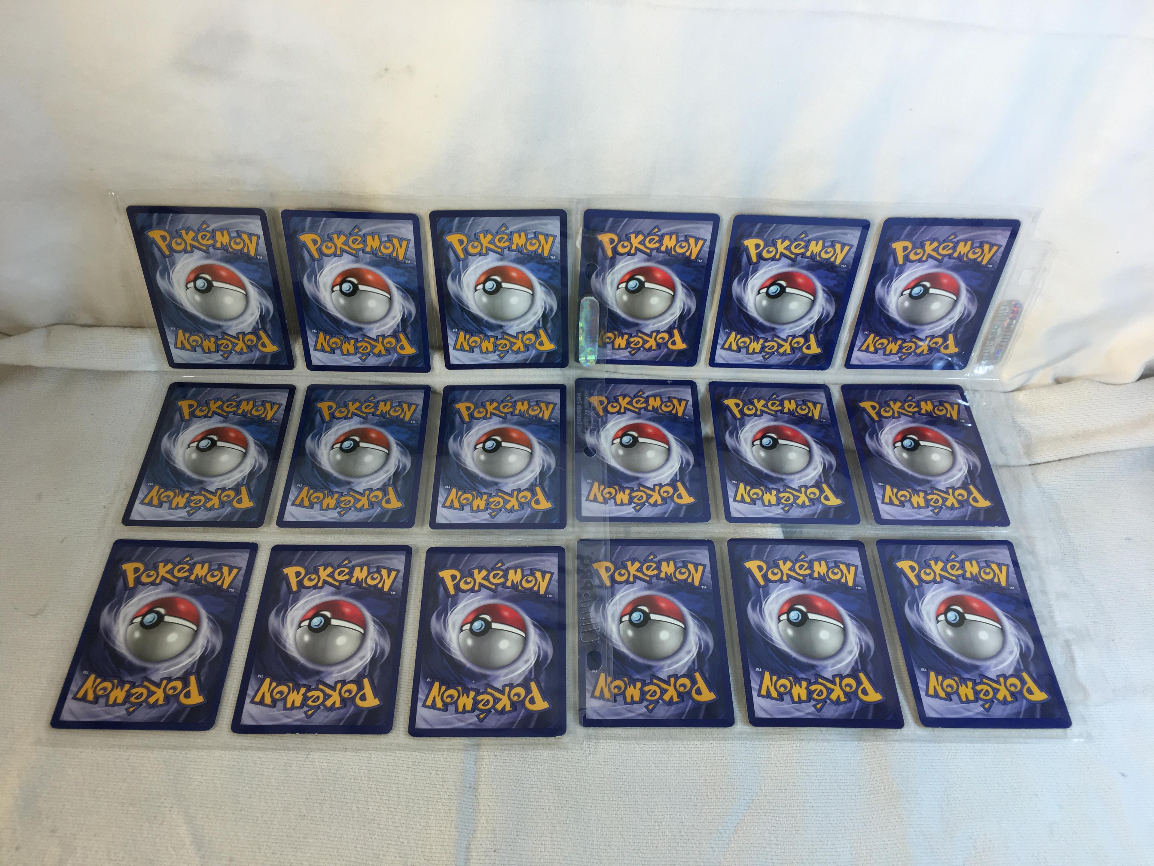 Lot of 18 Pcs Collector Pokemon TCG Pokemon Game Asssorted Cards - See Pictures