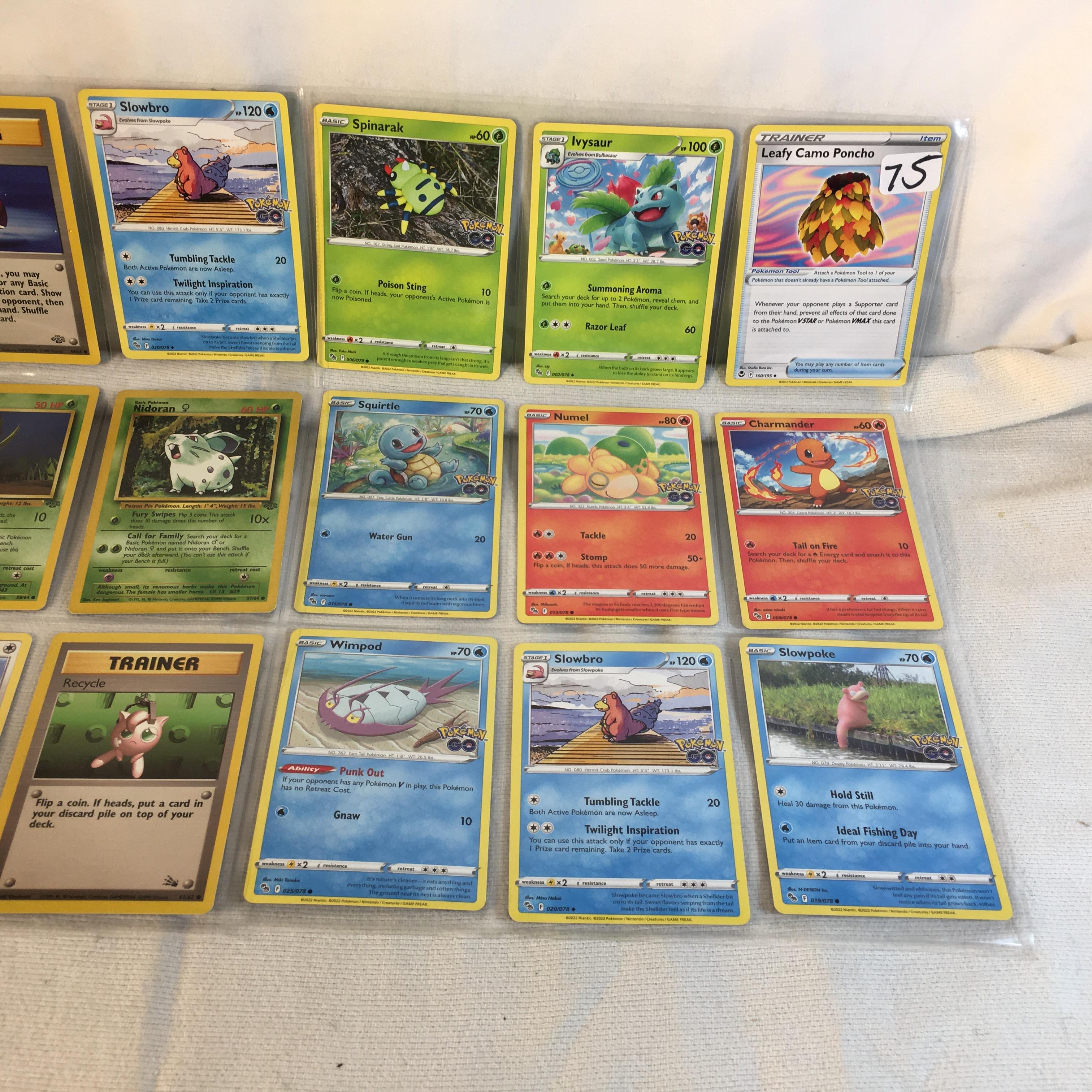 Lot of 18 Pcs Collector Pokemon TCG Pokemon Game Asssorted Cards - See Pictures