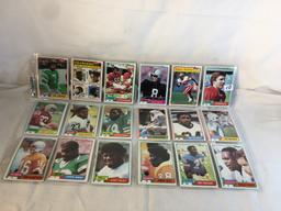 Lot of 18 Pcs Collector Vintage  NFL Football Sport Trading Assorted Cards & Players - See Photos