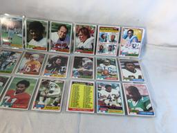 Lot of 18 Pcs Collector Vintage  NFL Football Sport Trading Assorted Cards & Players - See Photos