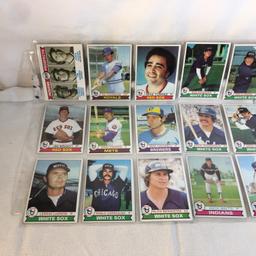 Lot of 18 Pcs Collector Vintage  MLB Baseball  Sport Trading Assorted Cards & Players - See Photos