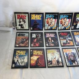 Lot of 18 Pcs Collector Modern Heavy Metal Assorted Trading Game Cards - See Pictures