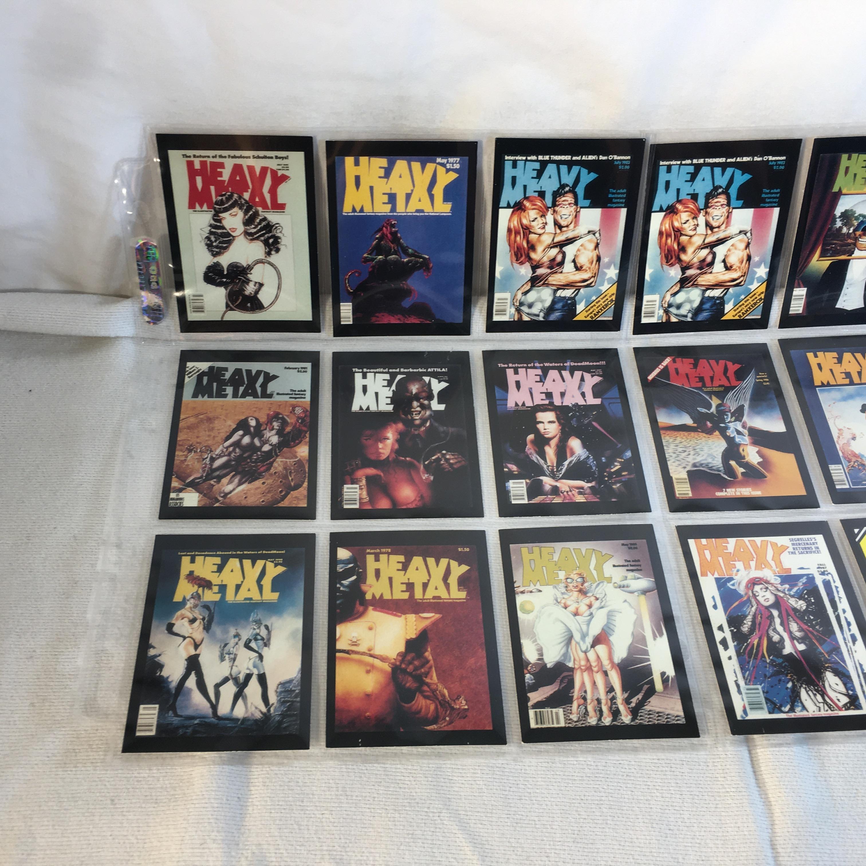 Lot of 18 Pcs Collector Modern Heavy Metal Assorted Trading Game Cards - See Pictures