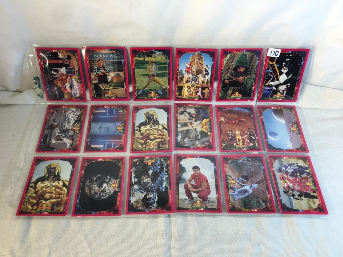 Lot of 18 Pcs Collector Modern Assorted Power Rangers Trading Game Cards - SEE Pictures