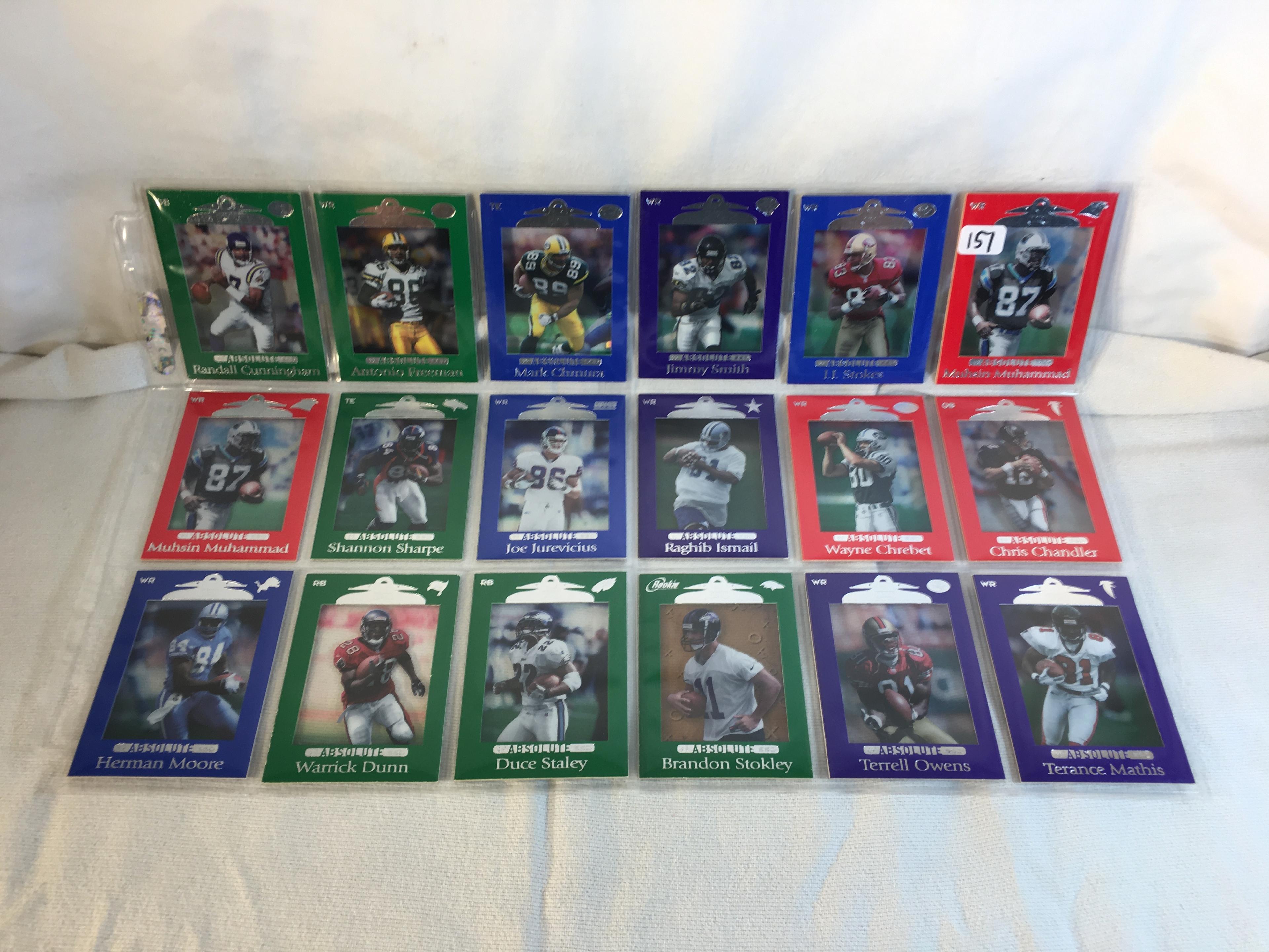 Lot of 18 Pcs Collector Modern NFL Football Sport Trading Assorted Cards and Players -See Pictures