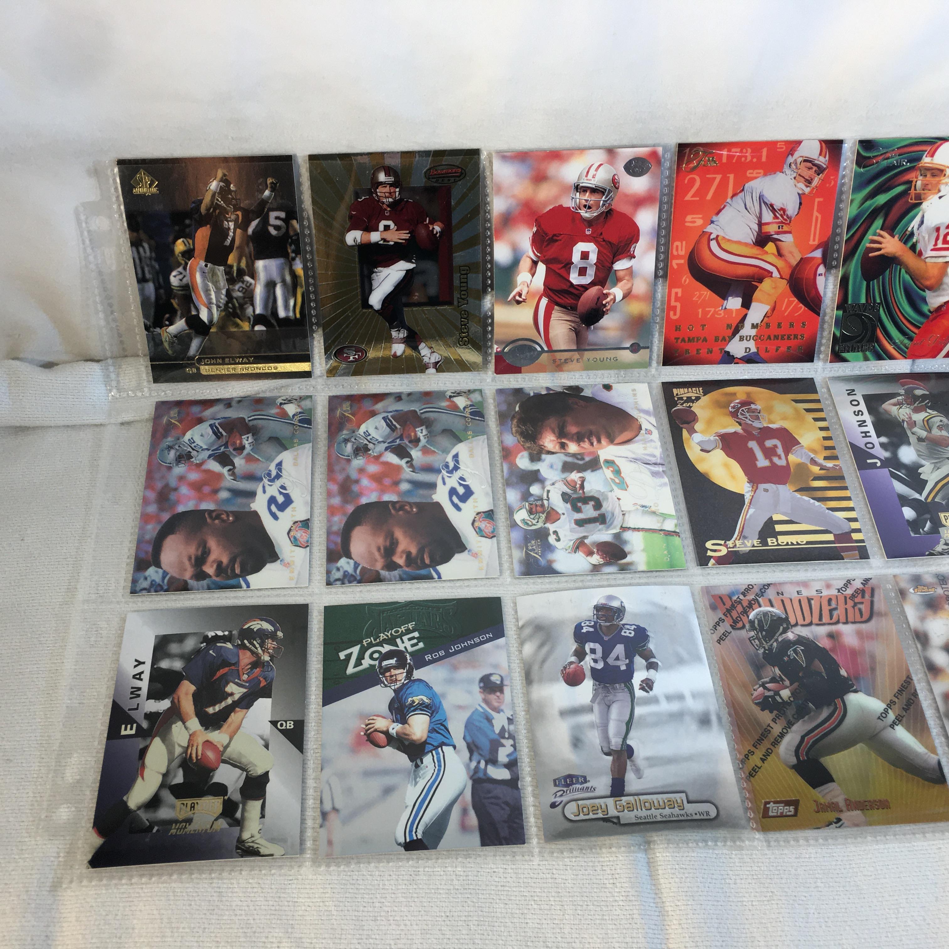 Lot of 18 Pcs Collector Modern NFL Football Sport Trading Assorted Cards and Players -See Pictures