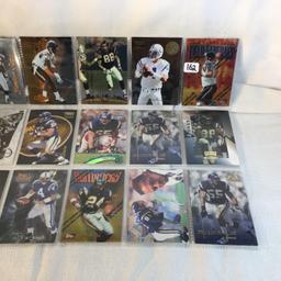 Lot of 18 Pcs Collector Modern NFL Football Sport Trading Assorted Cards and Players -See Pictures