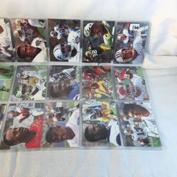 Lot of 18 Pcs Collector Modern NFL Football Sport Trading Assorted Cards and Players -See Pictures