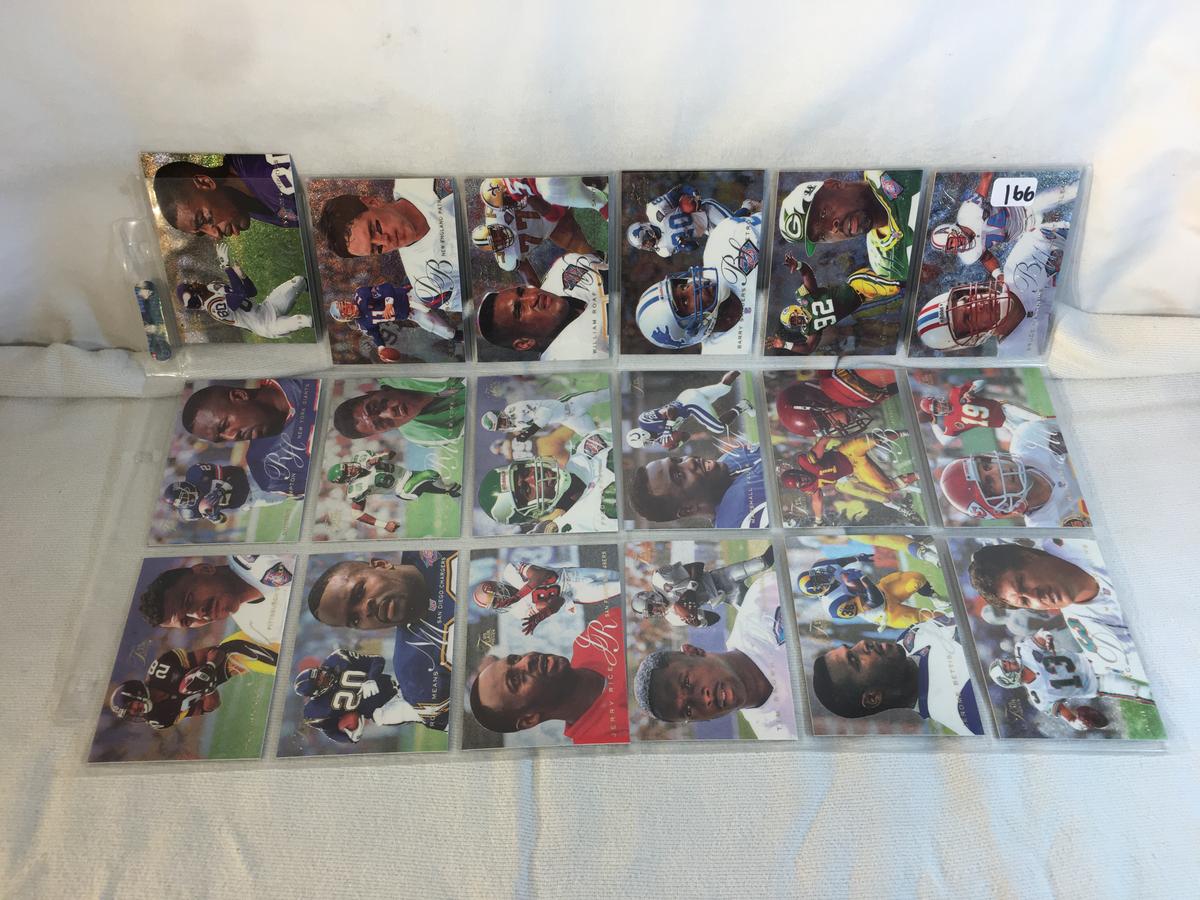 Lot of 18 Pcs Collector Modern NFL Football Sport Trading Assorted Cards and Players -See Pictures