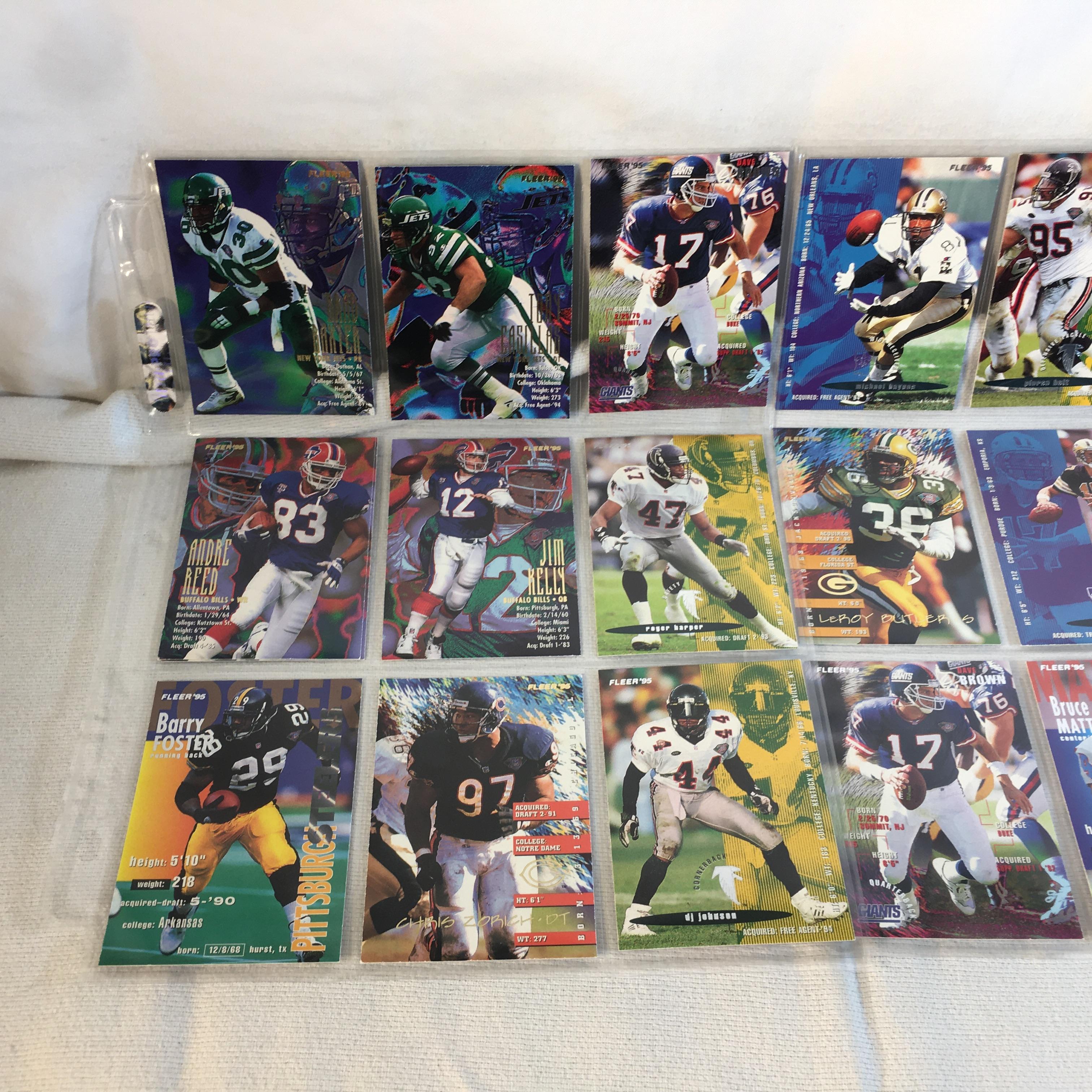 Lot of 18 Pcs Collector Modern NFL Football Sport Trading Assorted Cards and Players -See Pictures