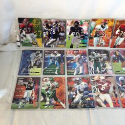 Lot of 18 Pcs Collector Modern NFL Football Sport Trading Assorted Cards and Players -See Pictures