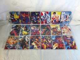 Lot of 18 Pcs Collector Modern Assorted DC and Marvel Super Heroes Trading Game Cards -See Photos