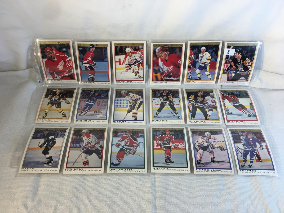 Lot of 18 Pcs Collector Modern NHL Hockey Sport Trading Assorted Cards and Players - See Photos