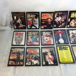 Lot of 18 Pcs Collector Modern Heavy Metal Assorted Trading Game Cards - See Pictures