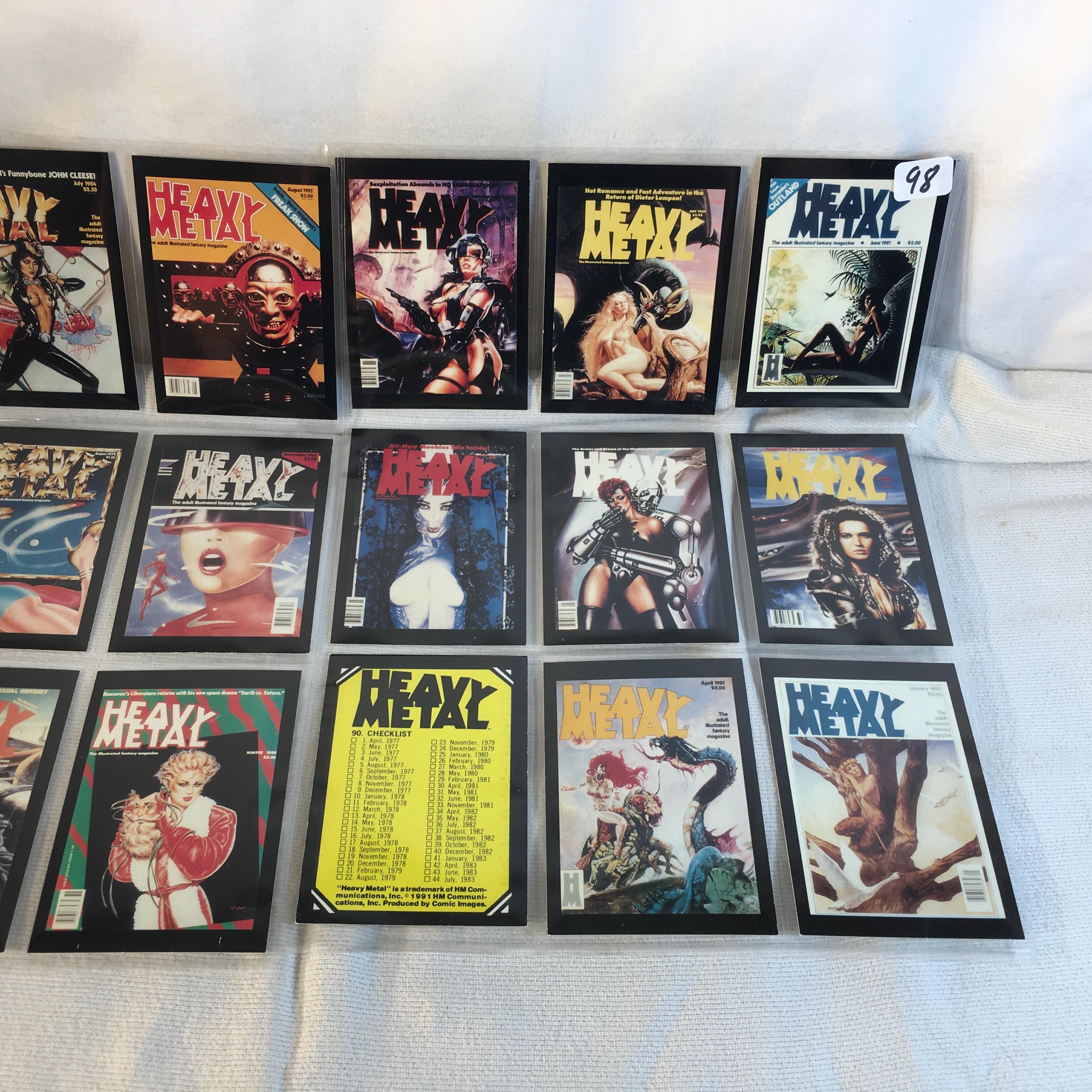 Lot of 18 Pcs Collector Modern Heavy Metal Assorted Trading Game Cards - See Pictures