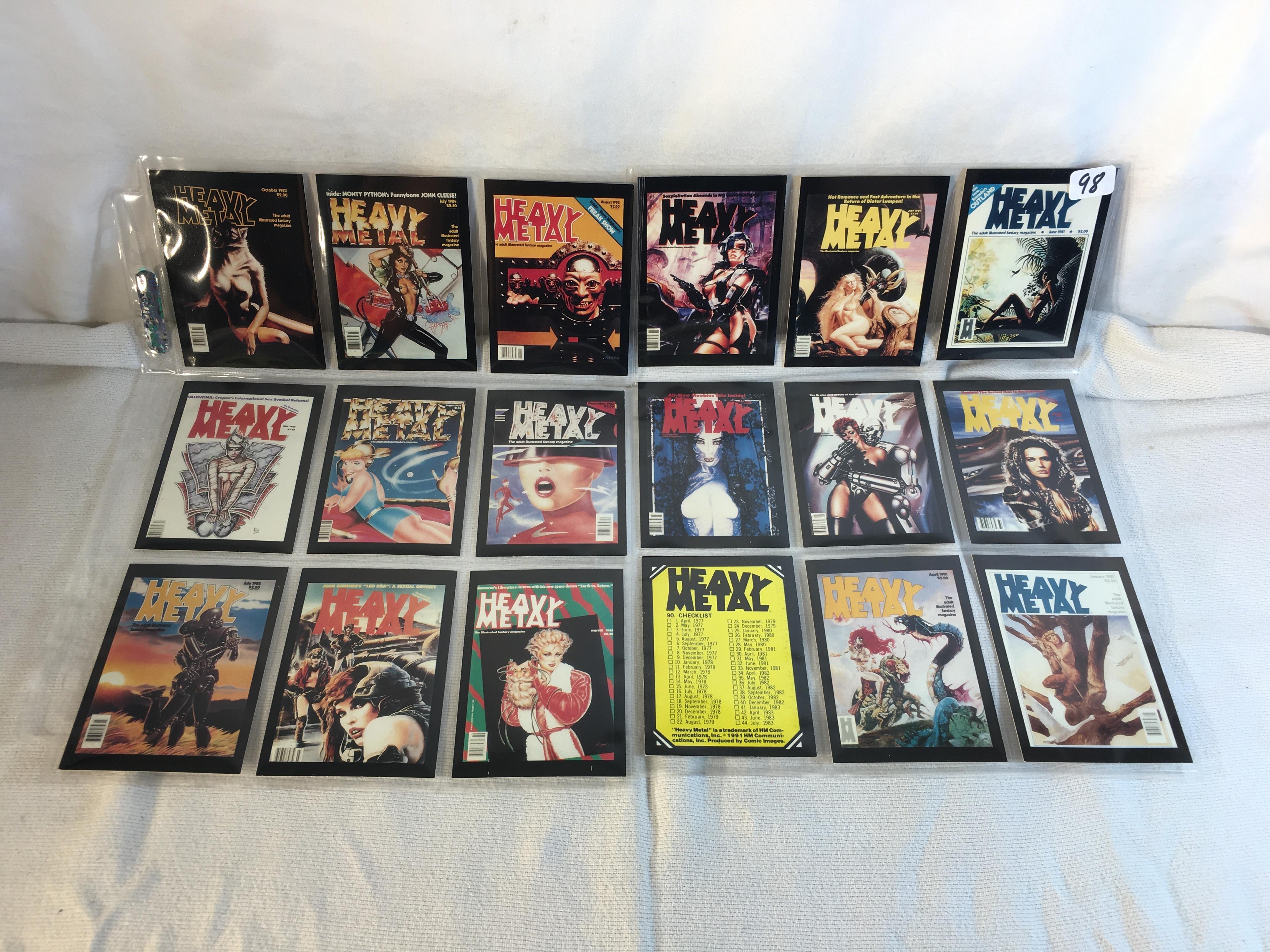 Lot of 18 Pcs Collector Modern Heavy Metal Assorted Trading Game Cards - See Pictures