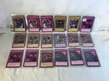 Lot of 18 Pcs Collector Modern Yu-Gi-Oh Assorted Trading Game Cards - See Pictures