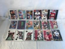 Lot of 18 Pcs Collector Modern NFL Football Sport Trading Assorted Cards & Players -See Pictures