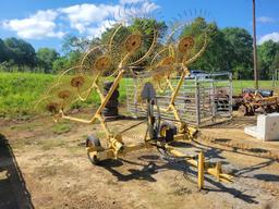 VERMEER WR220 10 WHEEL HAY RAKE, SN:1VR3181P083000837