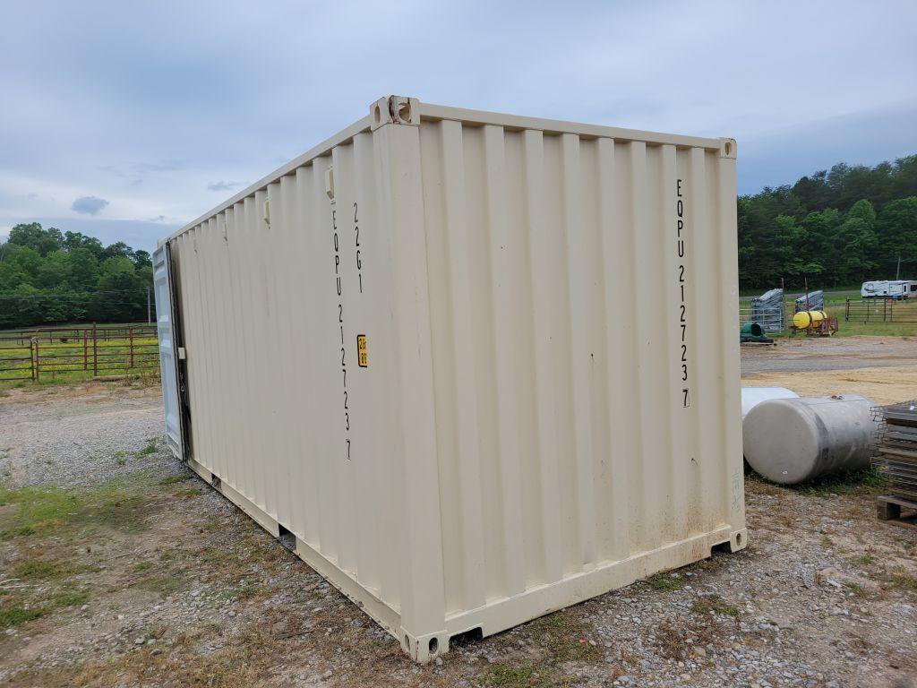 2024 BEIGE 20' x 8' SHIPPING CONTAINER, SN: SUCL273916