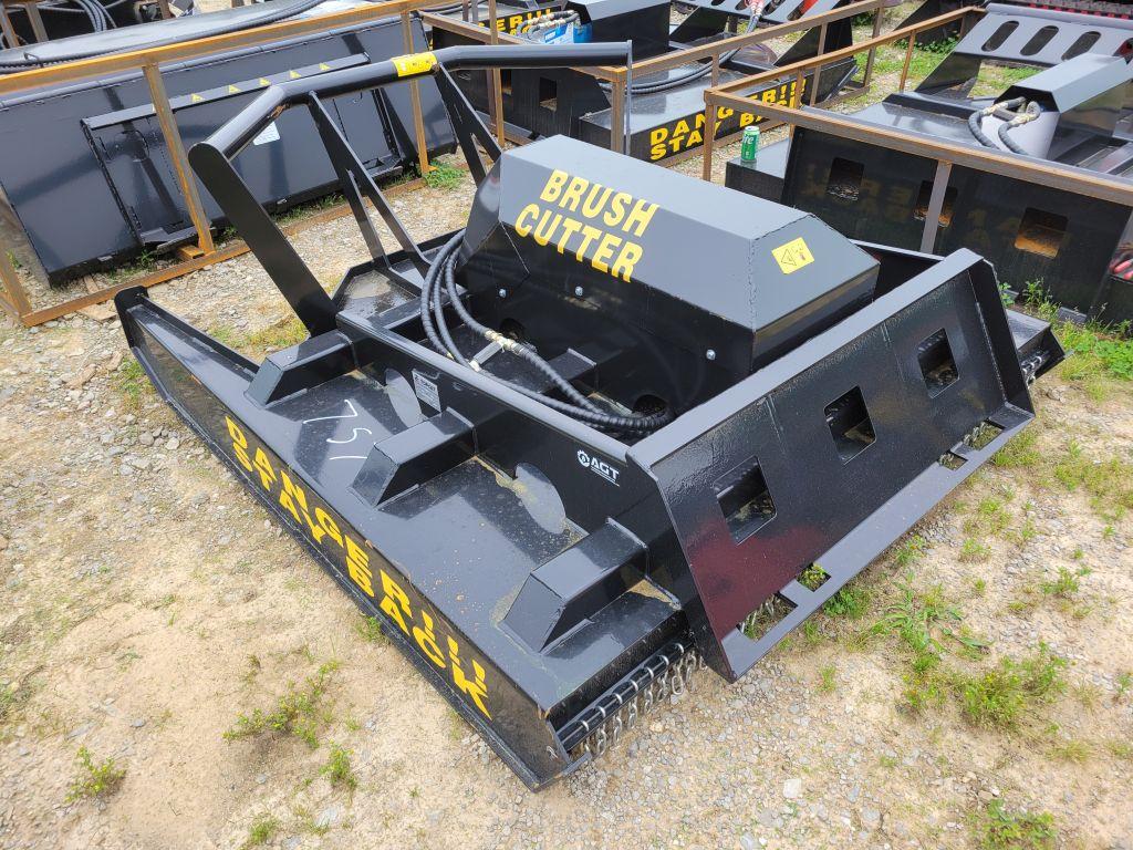 UNUSED 2024 TOPCAT HRFRC SKID STEER 77" BRUSH CUTTER, SN:HFRC24020101B, **S