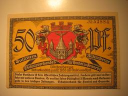 Foreign Currency: Germany 50 Pfennig Notgeld (UNC)