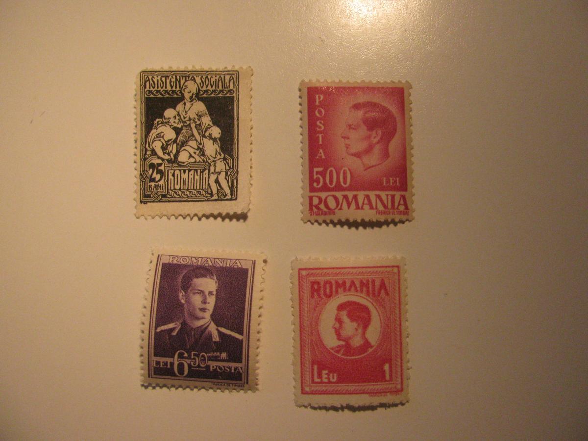 4 Romania Unused  Stamp(s)