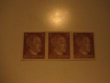 3 Nazi Germany Unused Stamp(s)