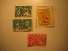 3xNyasaland & 1xYougoslaviaUnused  Stamp(s)