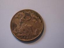 1885 Great Britain Farthing (Queen Victoria Era)