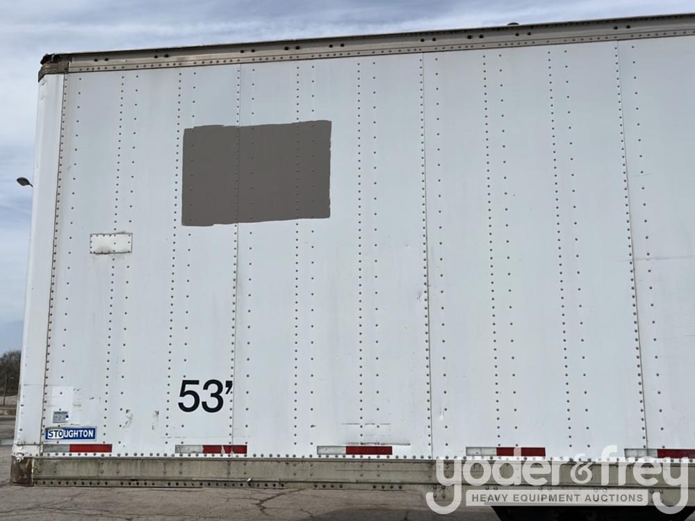 1996 Stoughton 53' x 102'" Dry Van Swing Door Trailer, 70,000lb GVWR