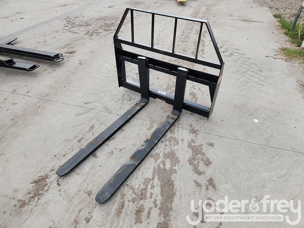 Unused 48" Forks to suit Skidsteer