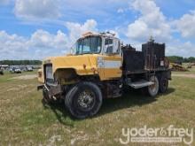 Mack 6x4 Fuel and Lube Service Truck, Day Cab, Mack Engine, 235Hp, 180" WB, Spring Suspension, Champ